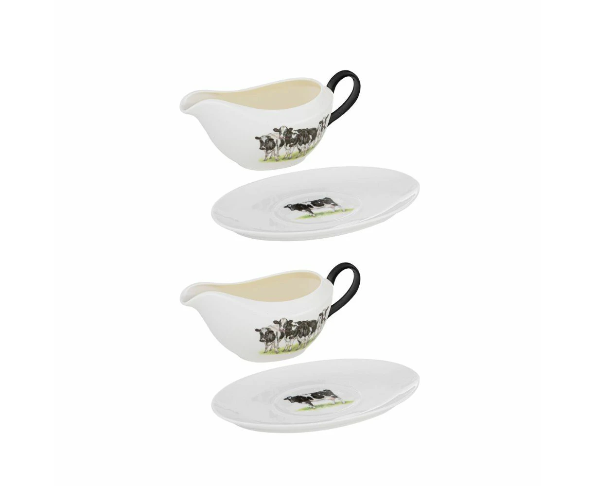 2PK Ashdene Meet The Girls Gravy Boat/Boat & Saucer Dinnerware/Serveware Set