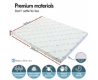 STARRY EUCALYPT Memory Foam Mattress Topper Cool Gel Bamboo Cover 7-Zone 8cm King Single