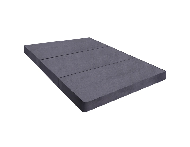 STARRY EUCALYPT Folding Mattress Foldable Sofa Lounge Foam Chair Portable [Colour: 3B - Grey - double size]