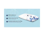 STARRY EUCALYPT Memory Foam Pillow with Bamboo Cover King Size Set of 2