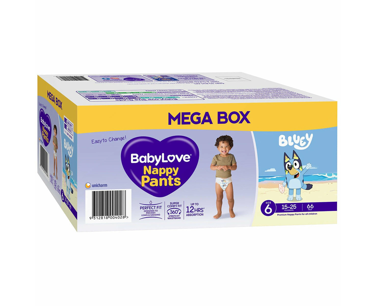 BabyLove Nappy Pants Mega Box Junior 66 Nappy Pants