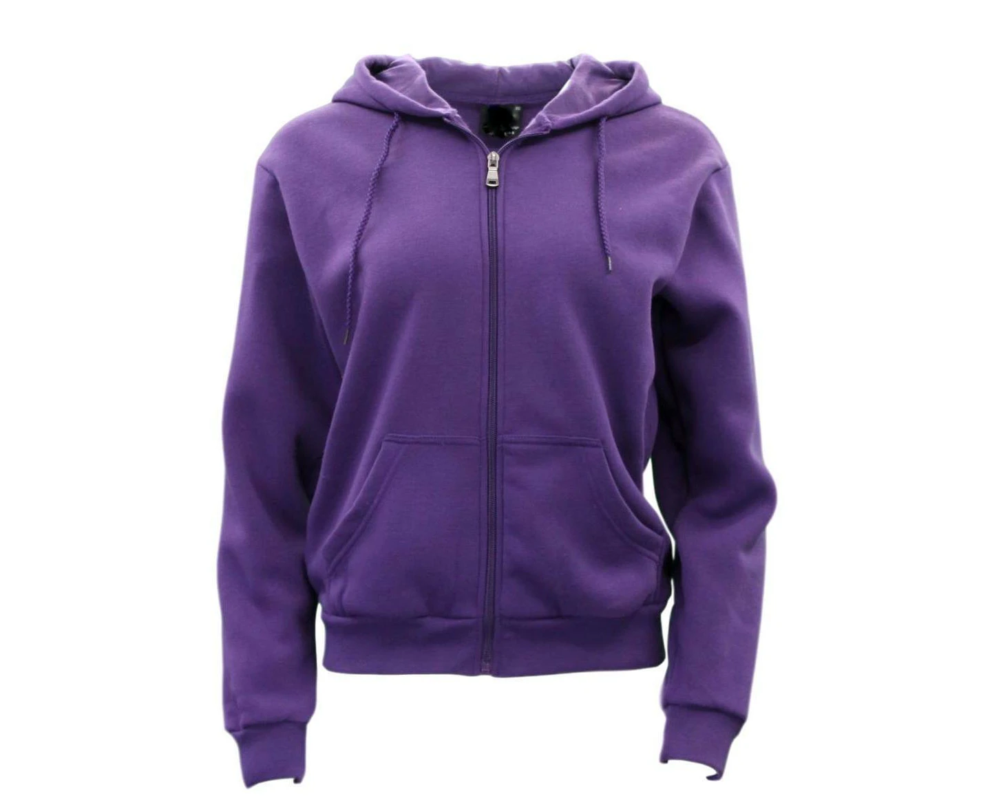 FIL Adult Unisex Men's Zip Up Hoodie w Fleece - Purple