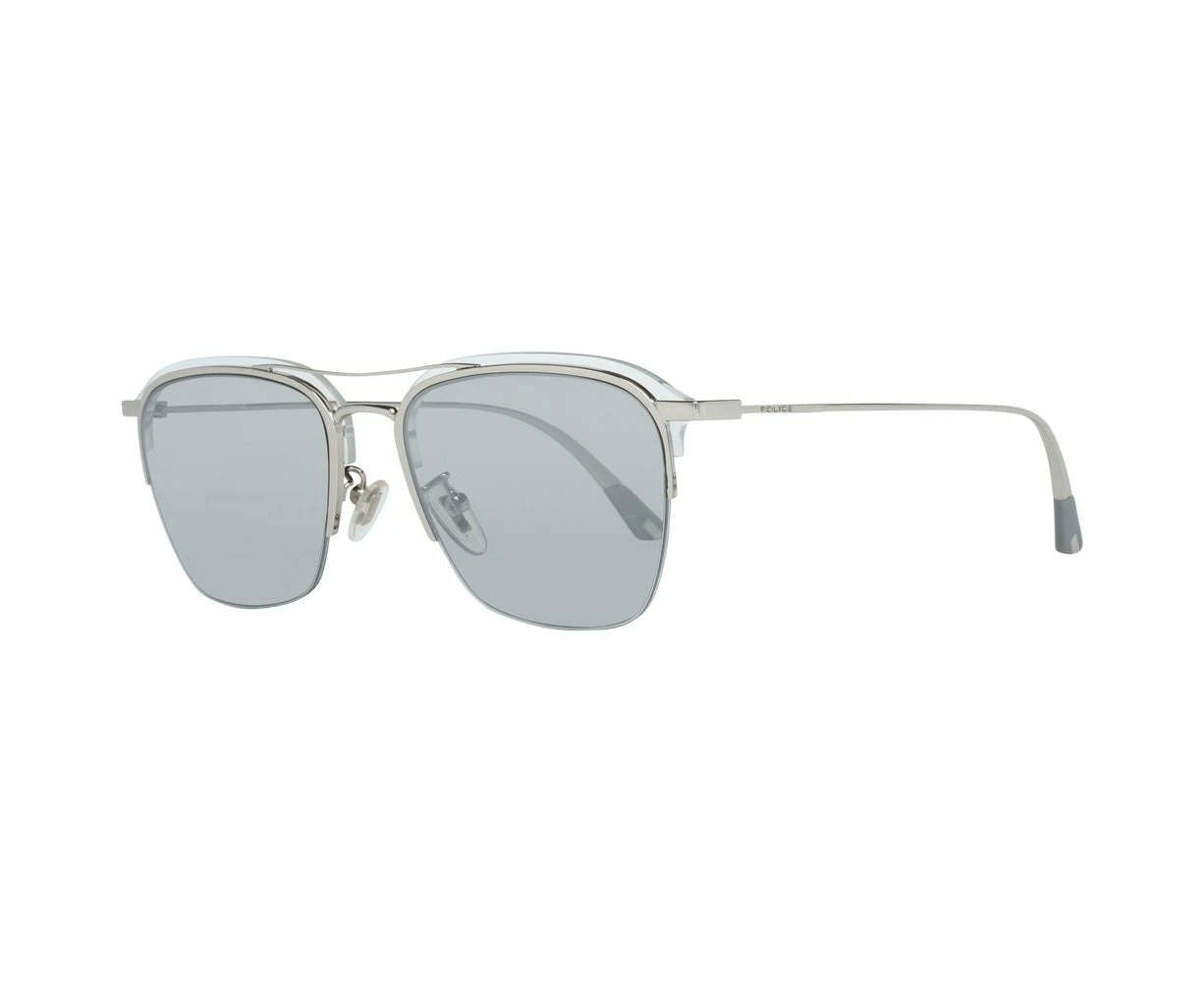 Police Silver Men Sunglasses