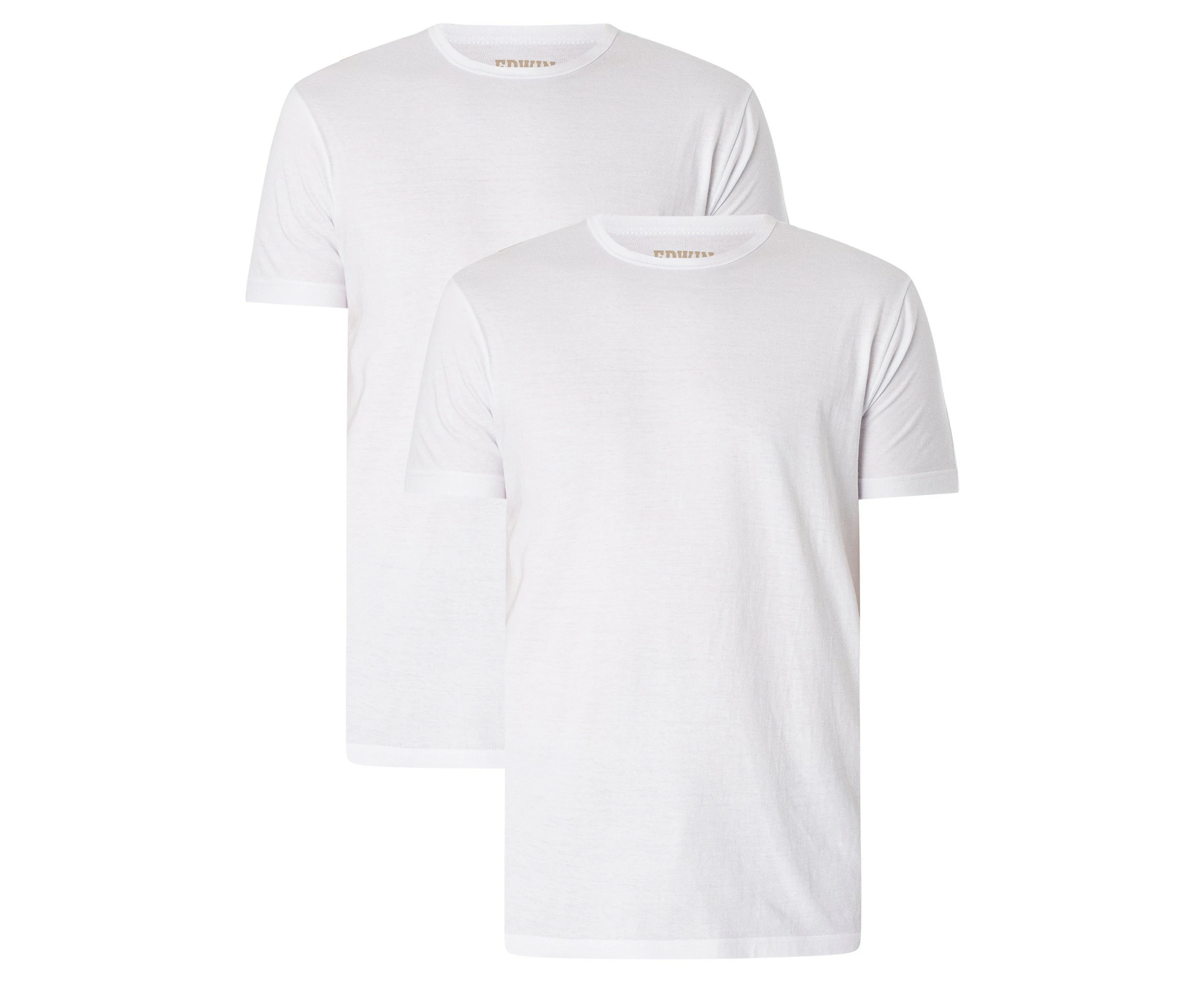 Edwin Men's 2 Pack Jersey T-Shirt - White