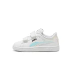 Puma Toddler Smash 3.0 Holo 2.0 Sneakers - Puma White/Mauve Mist/Puma Silver