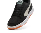 Puma Youth Rebound V6 Low Sneakers - Black/Glacial Grey/White