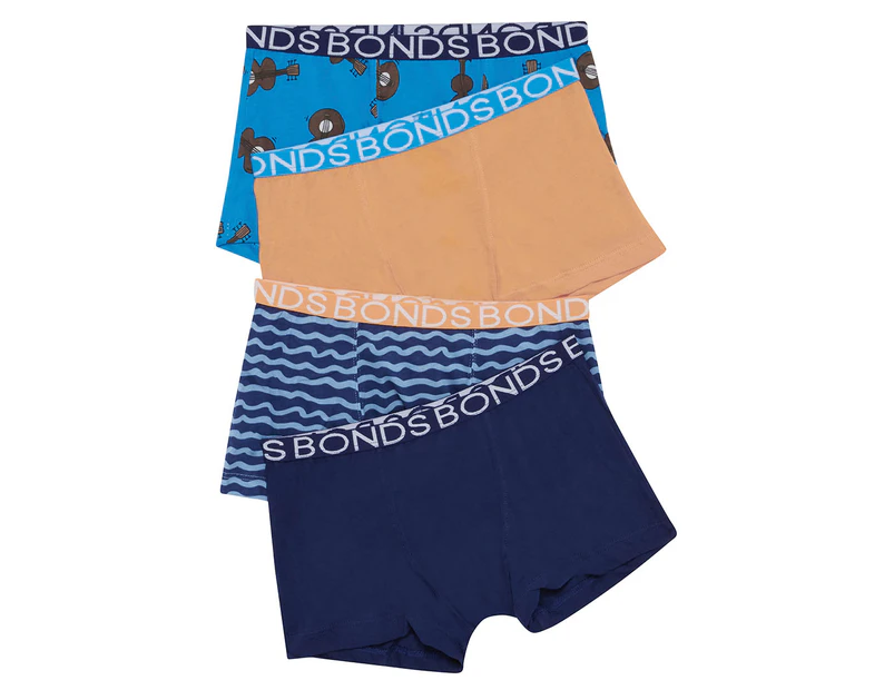 Bonds Boys' Trunks 4-Pack - Multi