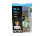 Bonds Boys' Briefs 5-Pack - Green/Brown/Blue