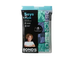 Bonds Boys' Trunks 4-Pack - Falling Fern/Blue/Green/Check