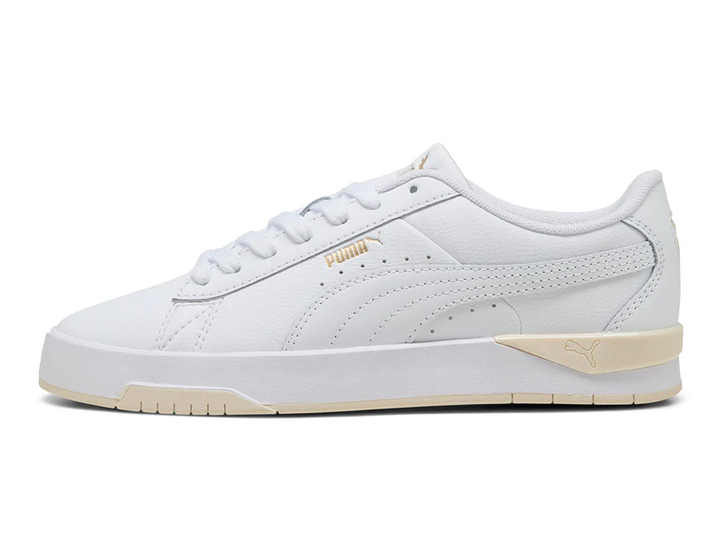 Puma Women's Jada Classic Sneakers - Puma White/Puma Gold/Alpine Snow