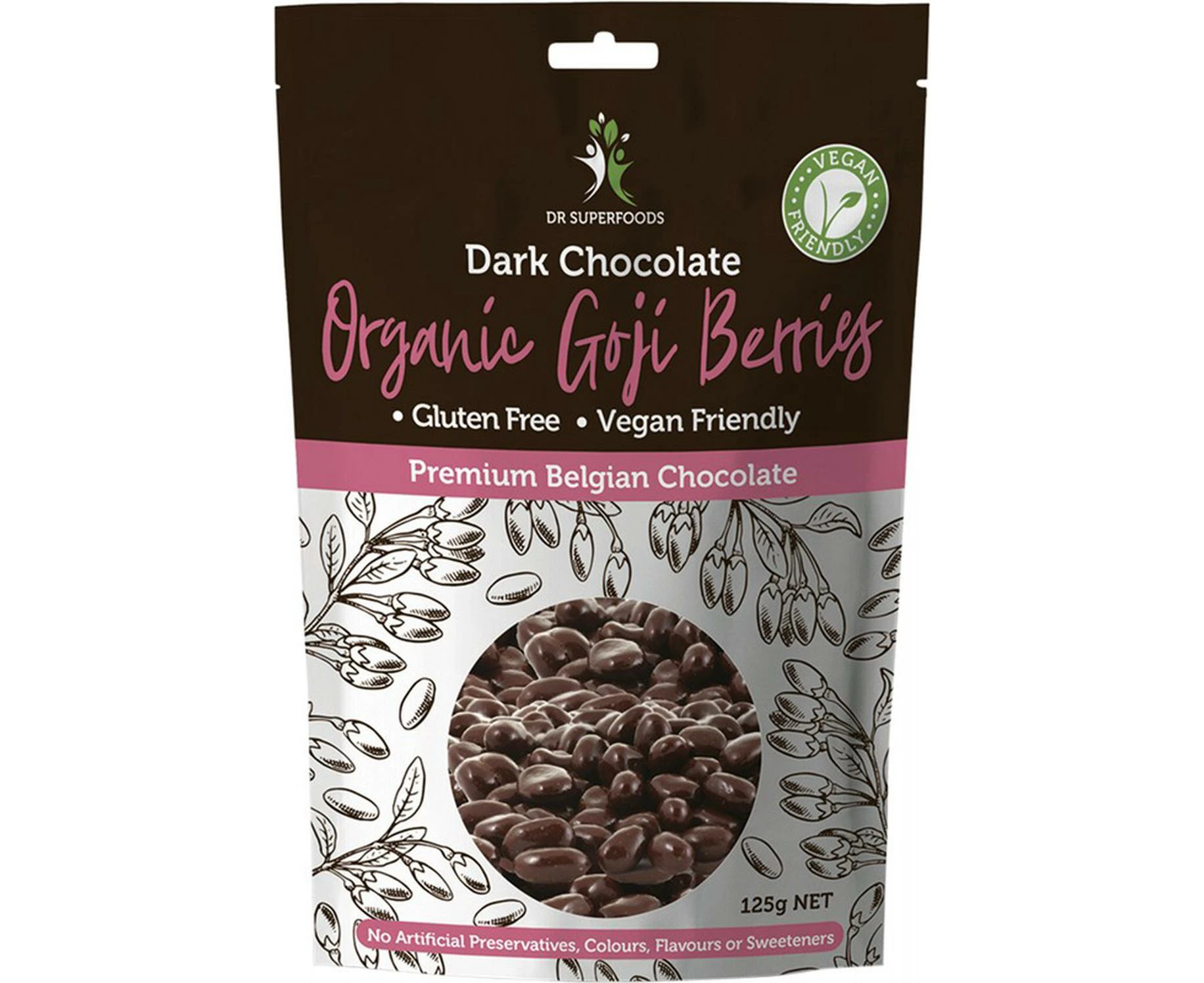 Organic Goji Berries (Dark Chocolate) - 125g