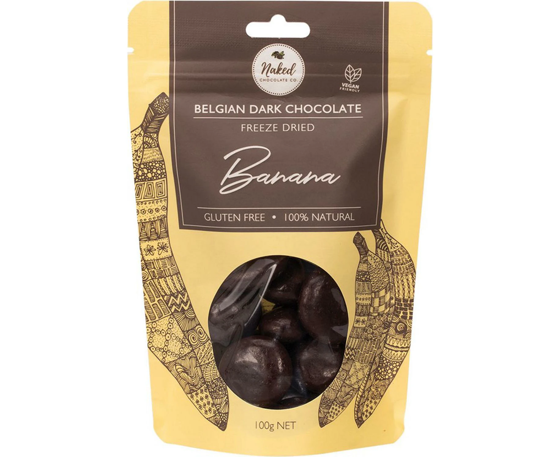 Freeze Dried Dark Chocolate (Banana) - 100g