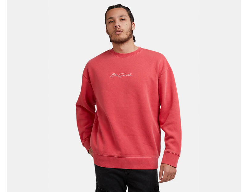 St. Goliath Men's Elite Crew Sweatshirt - Washed Red