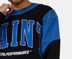 St. Goliath Men's Baseline Crew Sweatshirt - Blue/Black