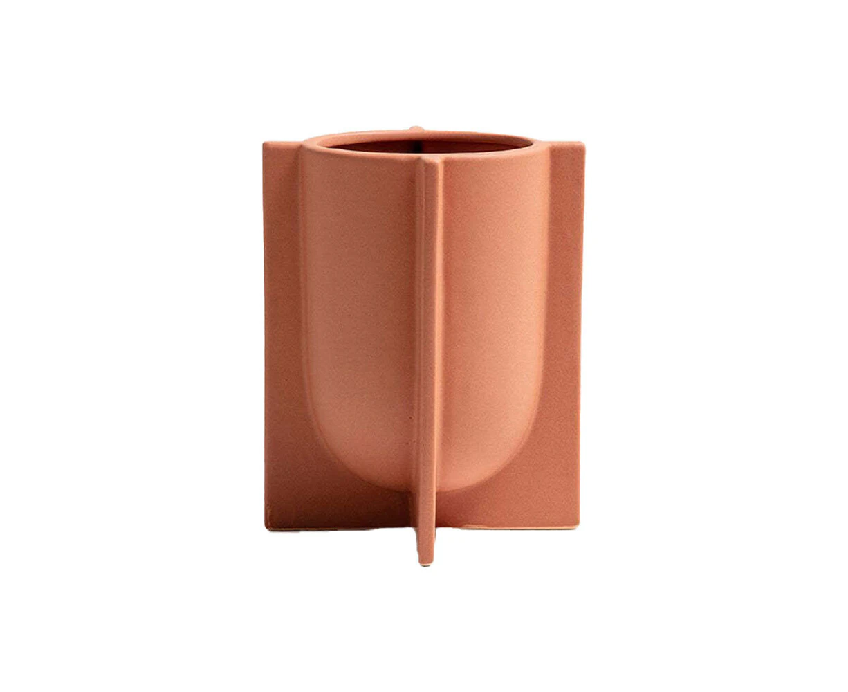 Ben David Chester Ceramic Planter Tabletop Home/Lounge Decor Small Raw Sienna