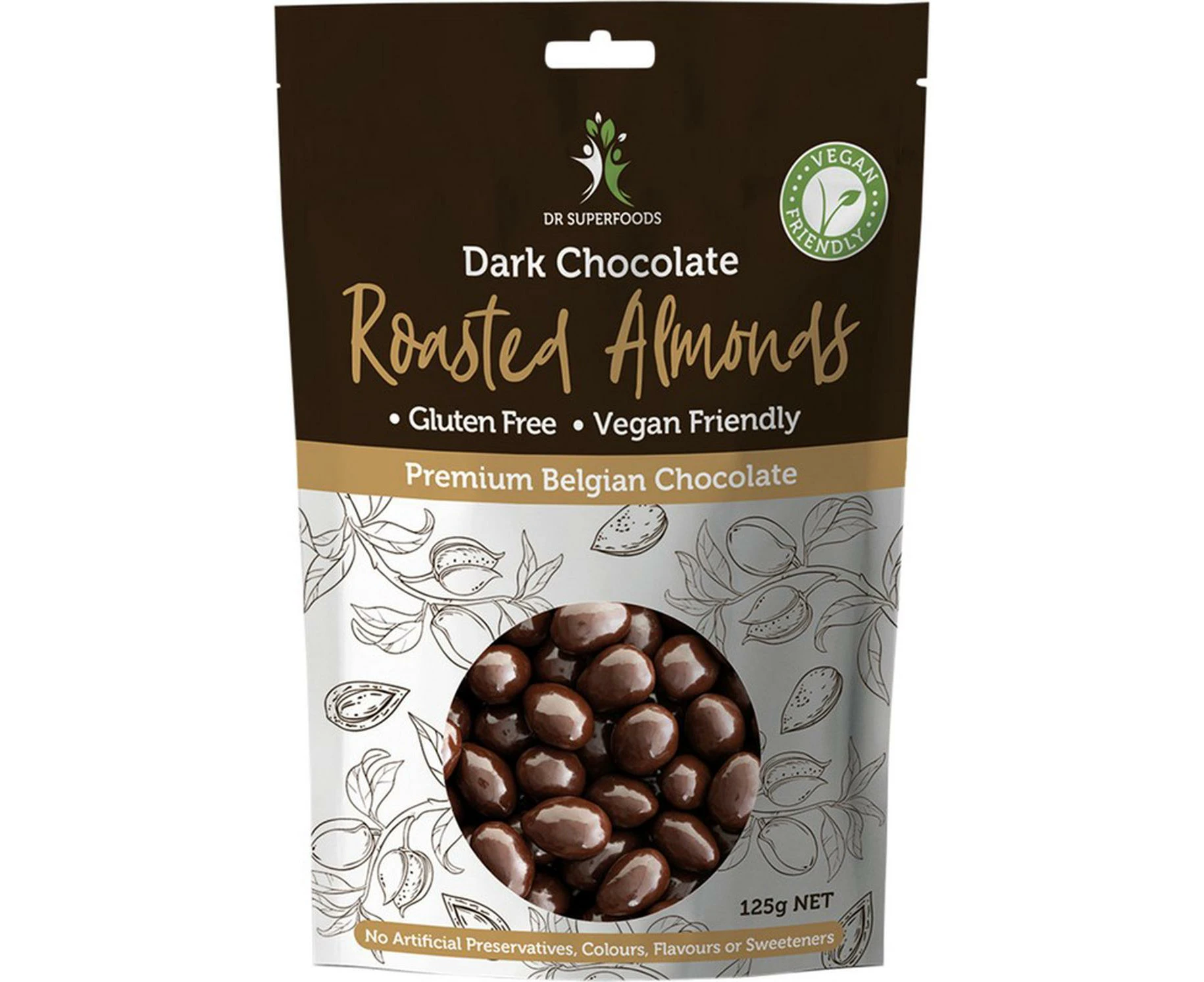 Roasted Almonds (Dark Chocolate) - 125g