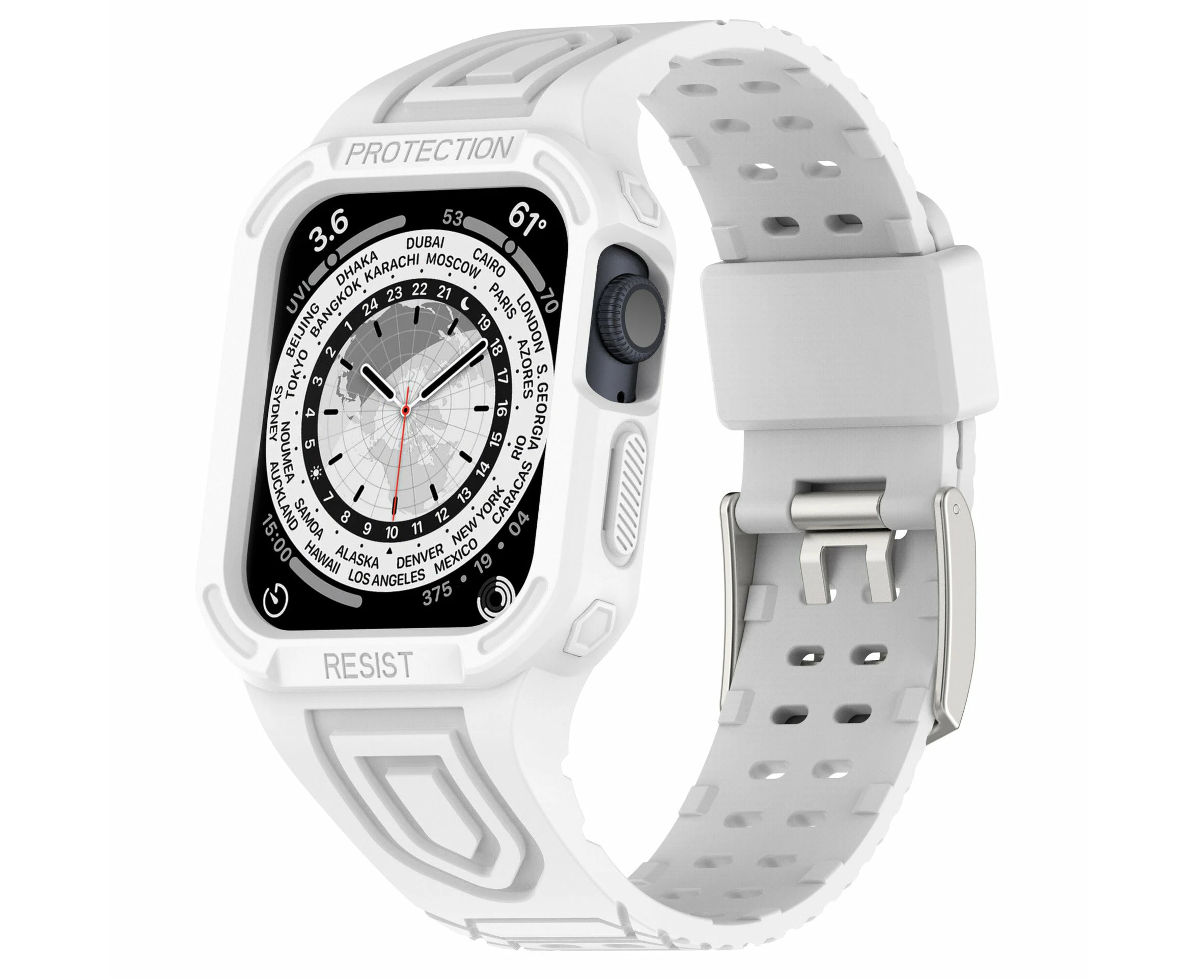 For Apple Watch Armonded Band Strap iWatch Ultra Series 8 7 6 3 SE 38/40/41/42/44/45/49mm - WHITE