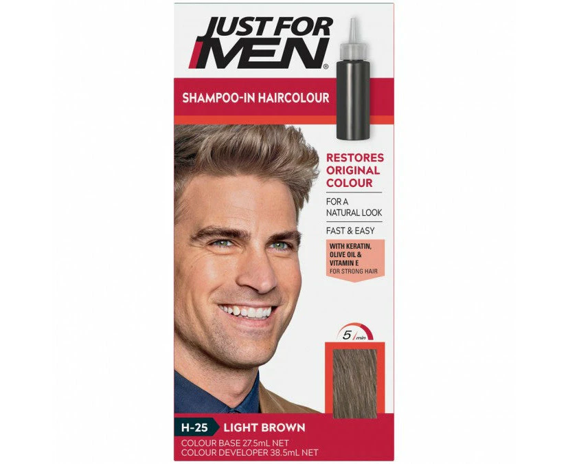 Just For Men Shampoo-In Hair Colour Light Brown