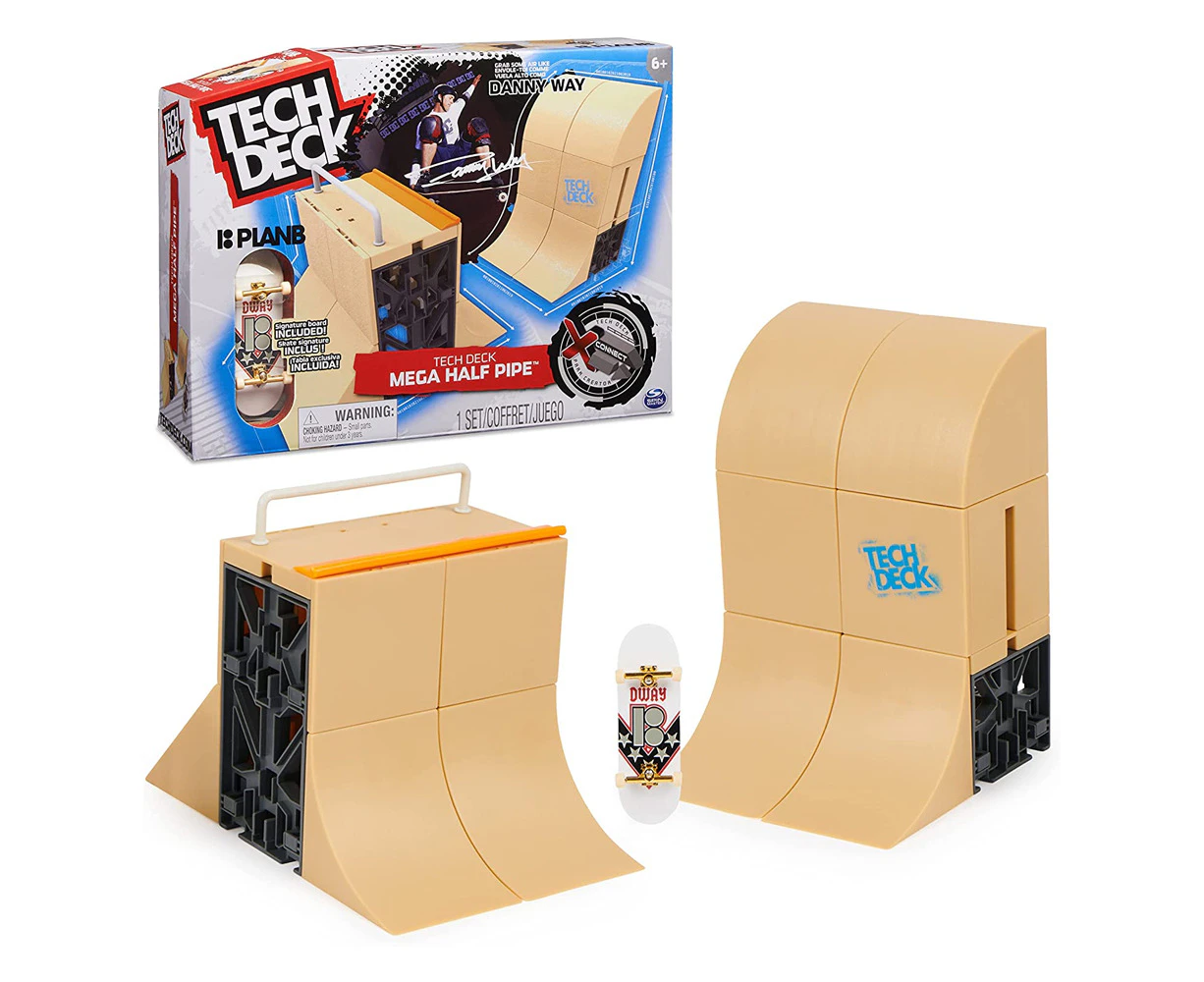 Tech Deck Danny Way DIY Mega Half Pipe Fingerboard Kids/Childrens Play Toy 6y+