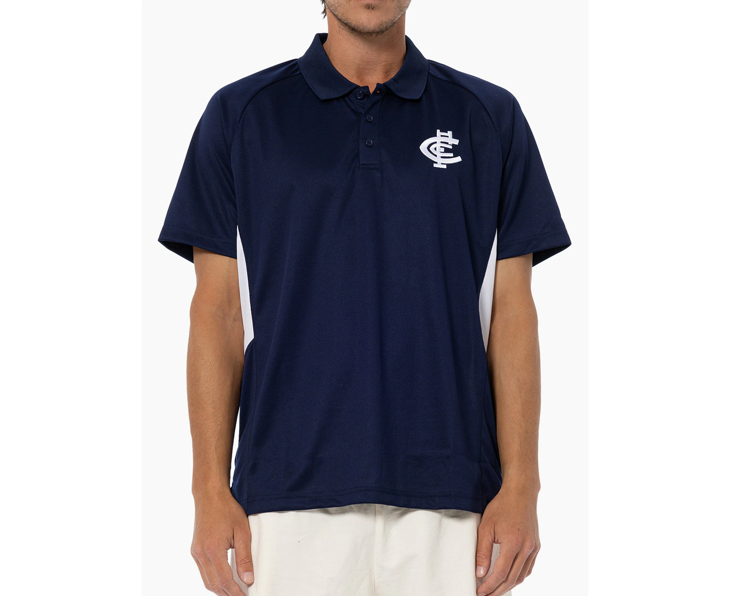 Carlton Blues AFL Footy Mens Active Polo Shirt