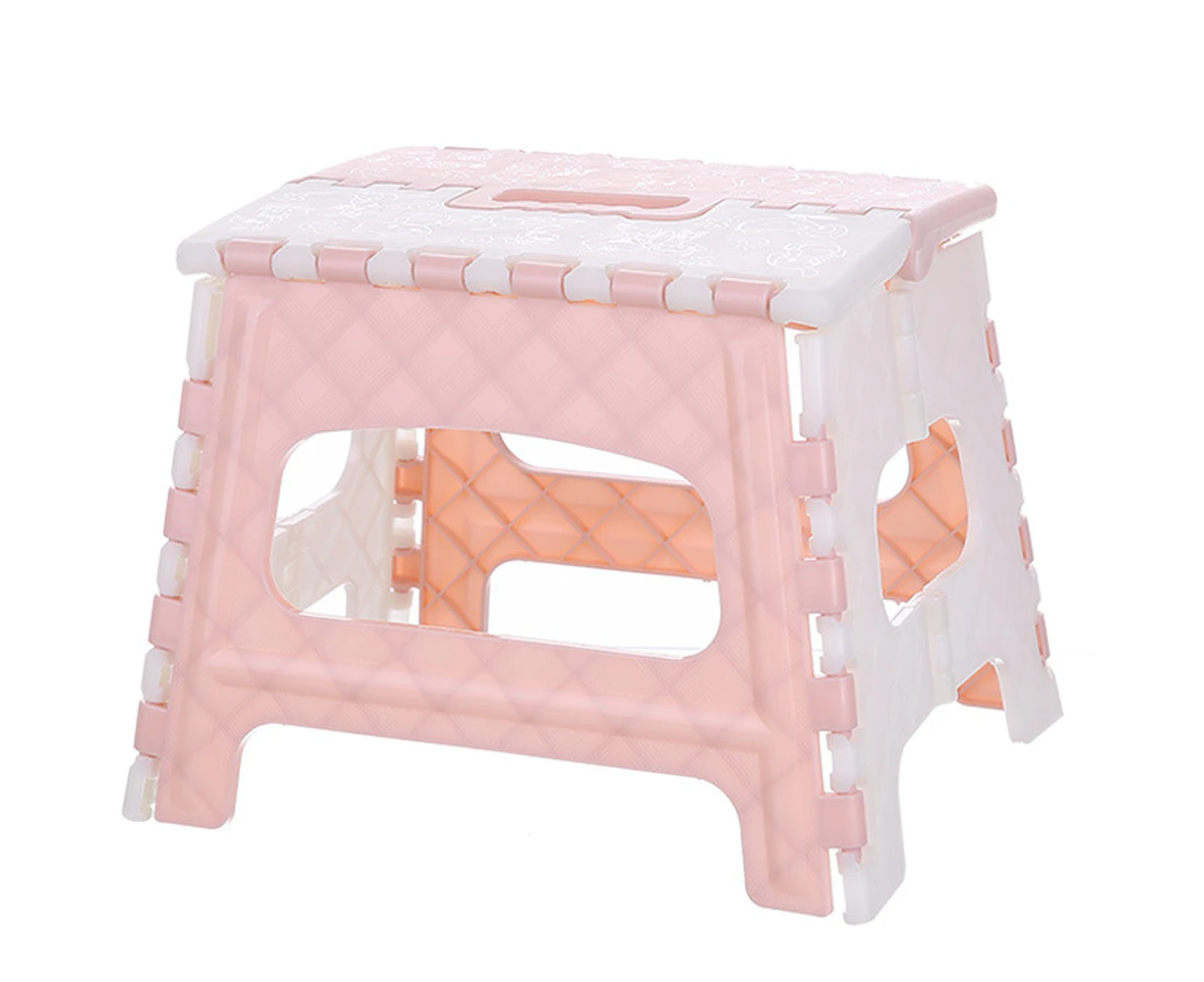 Superior Folding Step-Stool -Pink