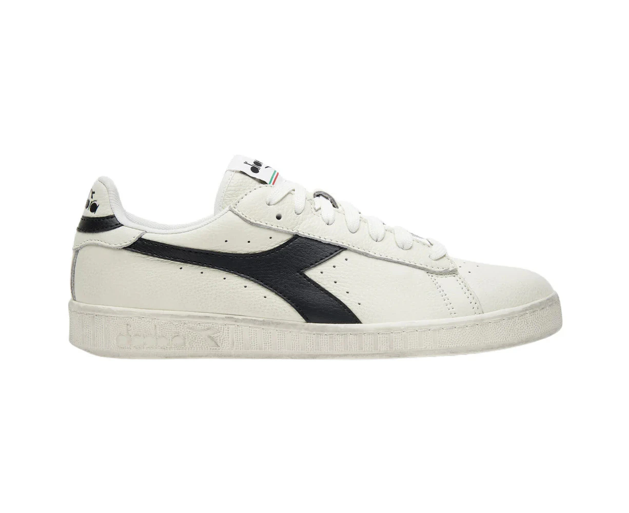 Diadora Mens Game Low Waxed Casual Shoes - White/Black