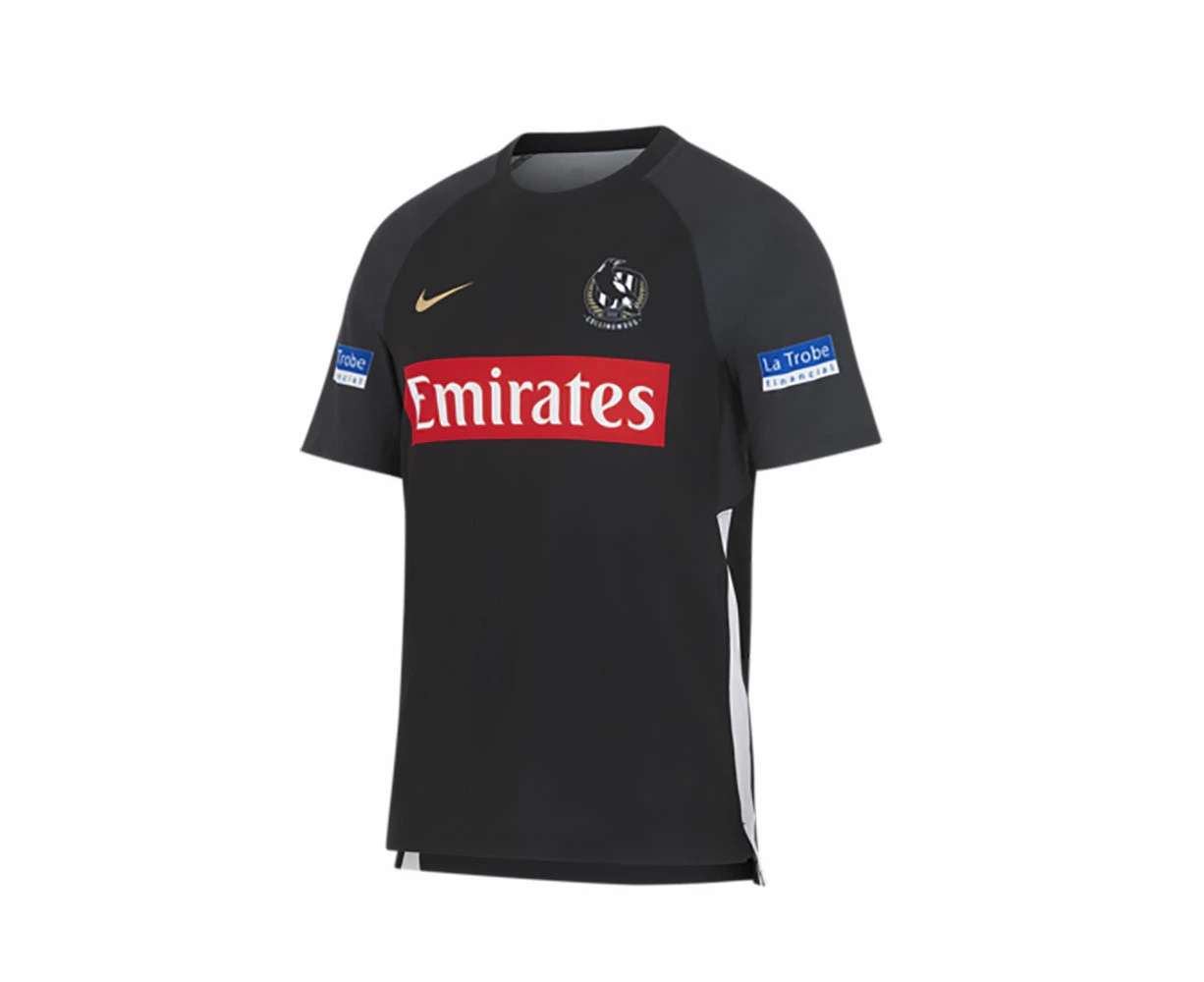 Collingwood AFL Training Jersey SS Mens