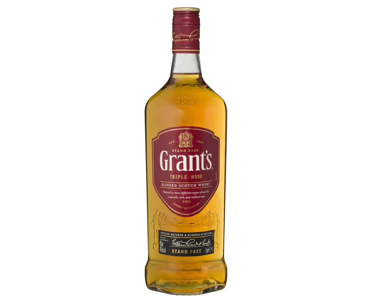 Grant s Triple Wood Scotch Whisky 1L Bottle - 1 litre