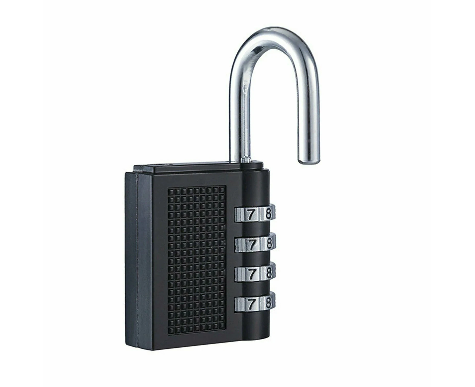 2pcs 4 Digit Combination Lock Key Security Padlock Anti Rust Weather Proof Locks