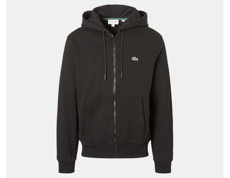 Lacoste Men's Core Zip-Up Hoodie - Black