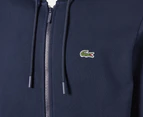 Lacoste Men's Core Zip-Up Hoodie - Navy Blue