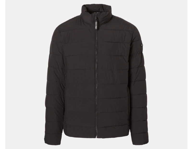 Calvin Klein Men's Stretch Puffer Jacket - Ebony