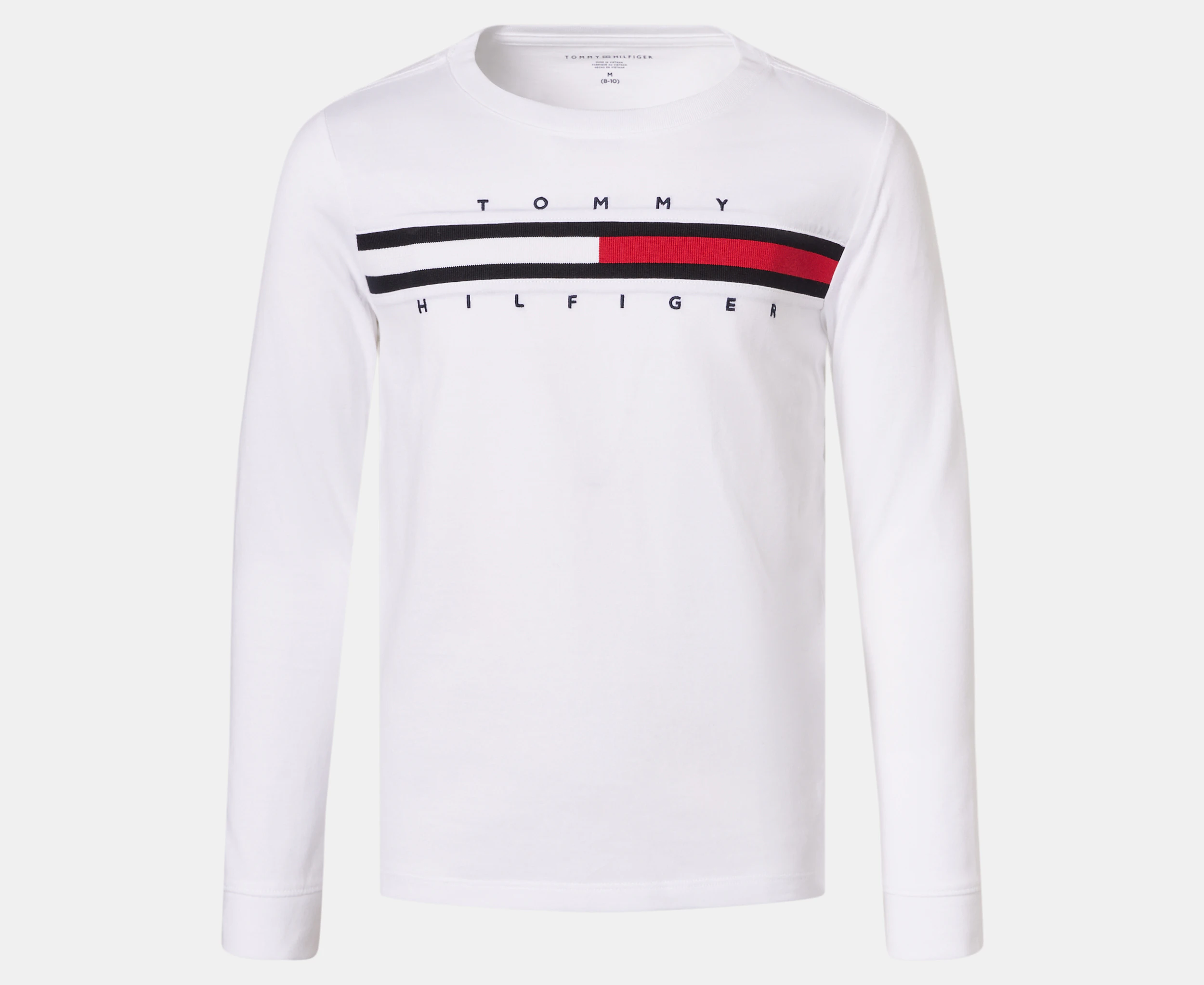 Tommy Hilfiger Boys' Tino Fashion Tee / T-Shirt / Tshirt - White