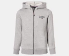 Tommy Hilfiger Boys' Stacked Full-Zip Hoodie - Grey