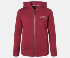 Tommy Hilfiger Boys' Stacked Full-Zip Hoodie - Rouge