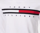 Tommy Hilfiger Boys' Tino Fashion Tee / T-Shirt / Tshirt - White