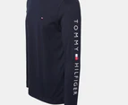 Tommy Hilfiger Men's Logo Long Sleeve Tee / T-Shirt / Tshirt - Desert Sky