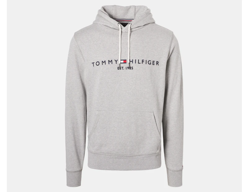 Tommy Hilfiger Men's Tommy Logo Hoodie - Light Grey Heather