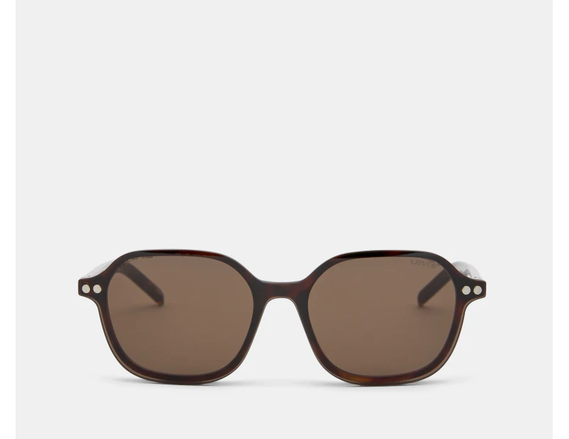 Levi's Unisex LV4157CS Clip-On Sunglasses - Havana/Brown