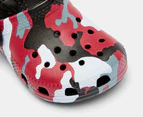 Crocs Toddler Boys' Camo Classic Clogs - Black/Red