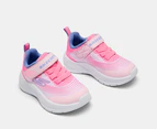 Skechers Toddler Girls' Microspec Advance Sneakers - Light Pink/Lavender