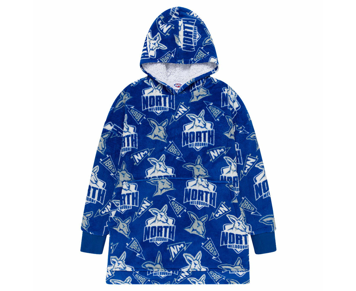 North Melbourne Adult Sherpie Oversized Fleece Hoodie