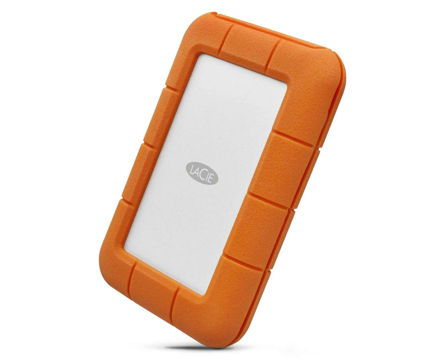 LaCie Rugged USB-C external hard drive 5TB Grey, Yellow