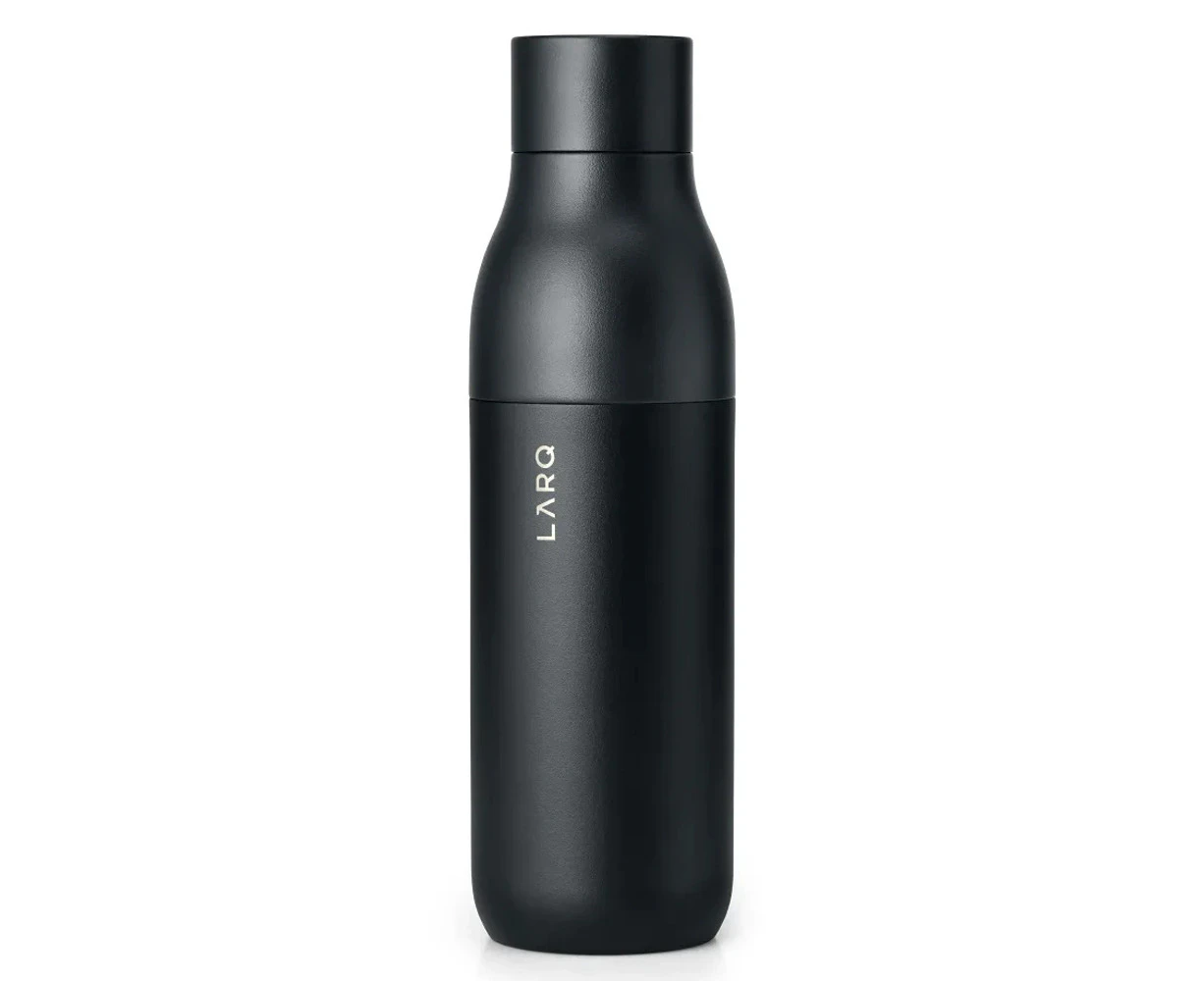 LARQ PureVis UV-C 740ml Insulated Water Bottle Double Wall Flask Obsidian Black