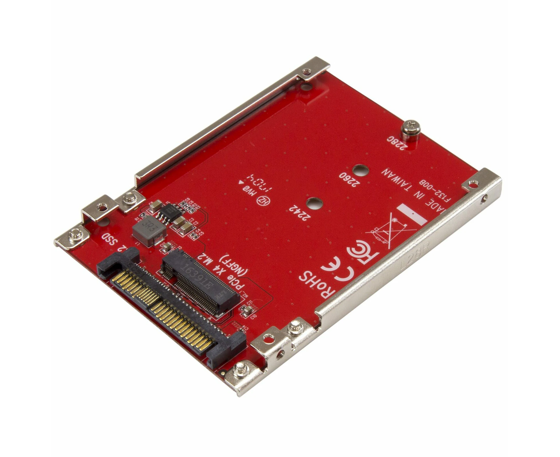 Star Tech Computer/Server M.2 to U.2 Host Adapter for M.2 PCIe NVMe SSD Drive