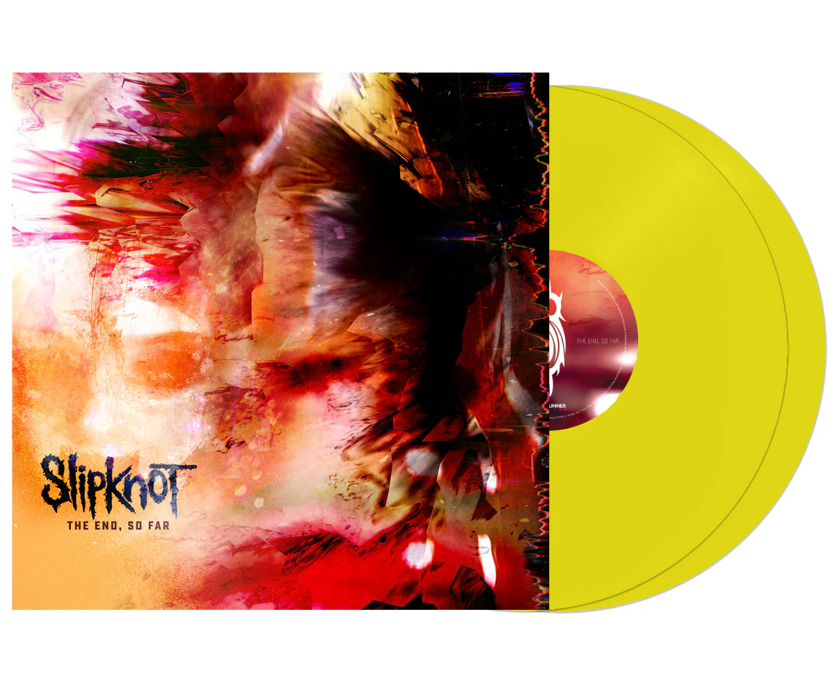 Slipknot The End, So Far indie exclusive NEON YELLOW vinyl 2 LP