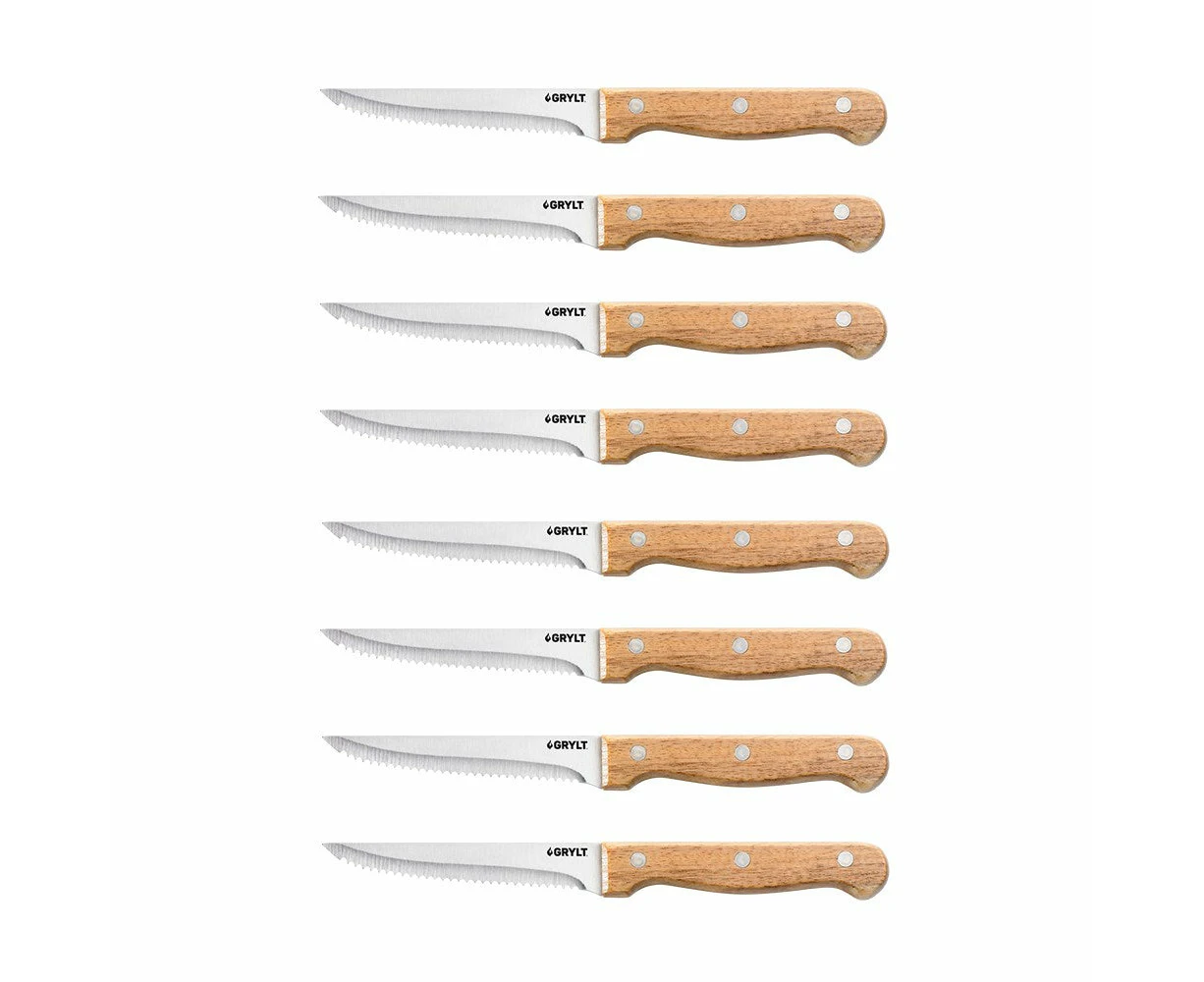 GRYLT Set of 8 Steak Knives