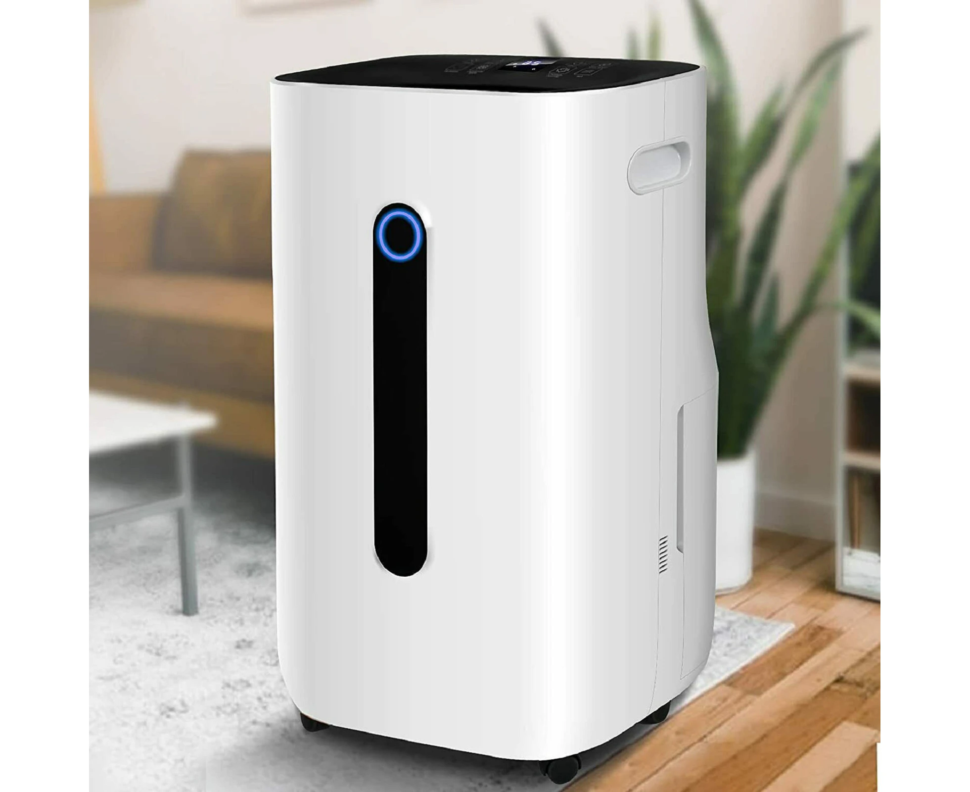 ADVWIN 25 L/Day Dehumidifiers, 6500ml Water Tank, Dehumidifier Suitable for Bedroom, Bathroom, Wardrobe Room, Office, White