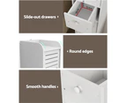 Artiss Bathroom Toilet Storage Cabinet Laundry Tallboy Cupboard