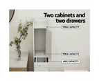 Artiss Bathroom Toilet Storage Cabinet Laundry Tallboy Cupboard